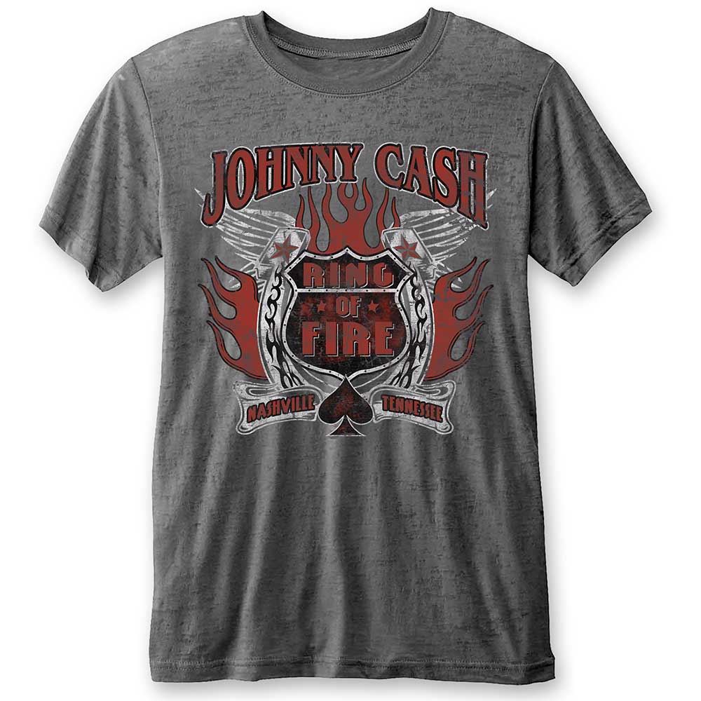 Image of Johnny Cash T-shirt - Ring of Fire Rock Off