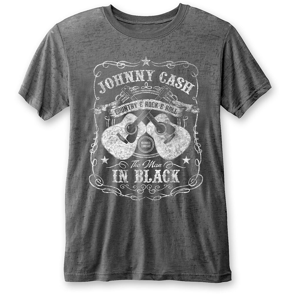 Image of Johnny Cash T-shirt - The Man in Black Rock Off
