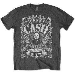 Image of Johnny Cash T-shirt - Don't Take Your Guns To Town