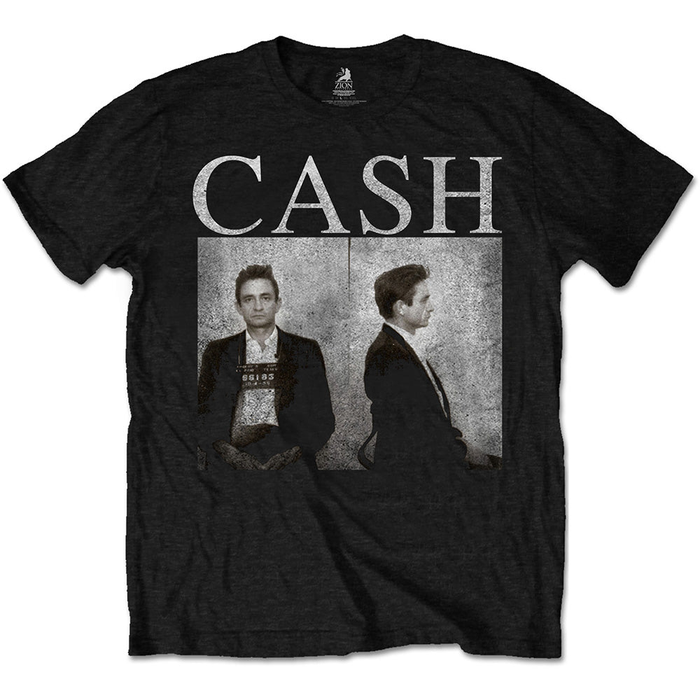Image of Johnny Cash T-shirt - Mug Shot Rock Off