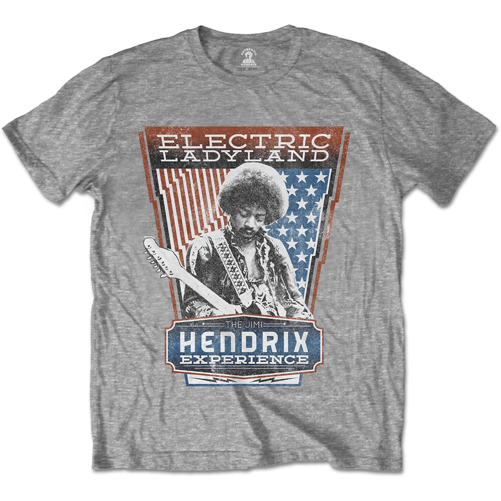 Image of Jimi Hendrix Unisex T-shirt- Electric Ladyland Rock Off