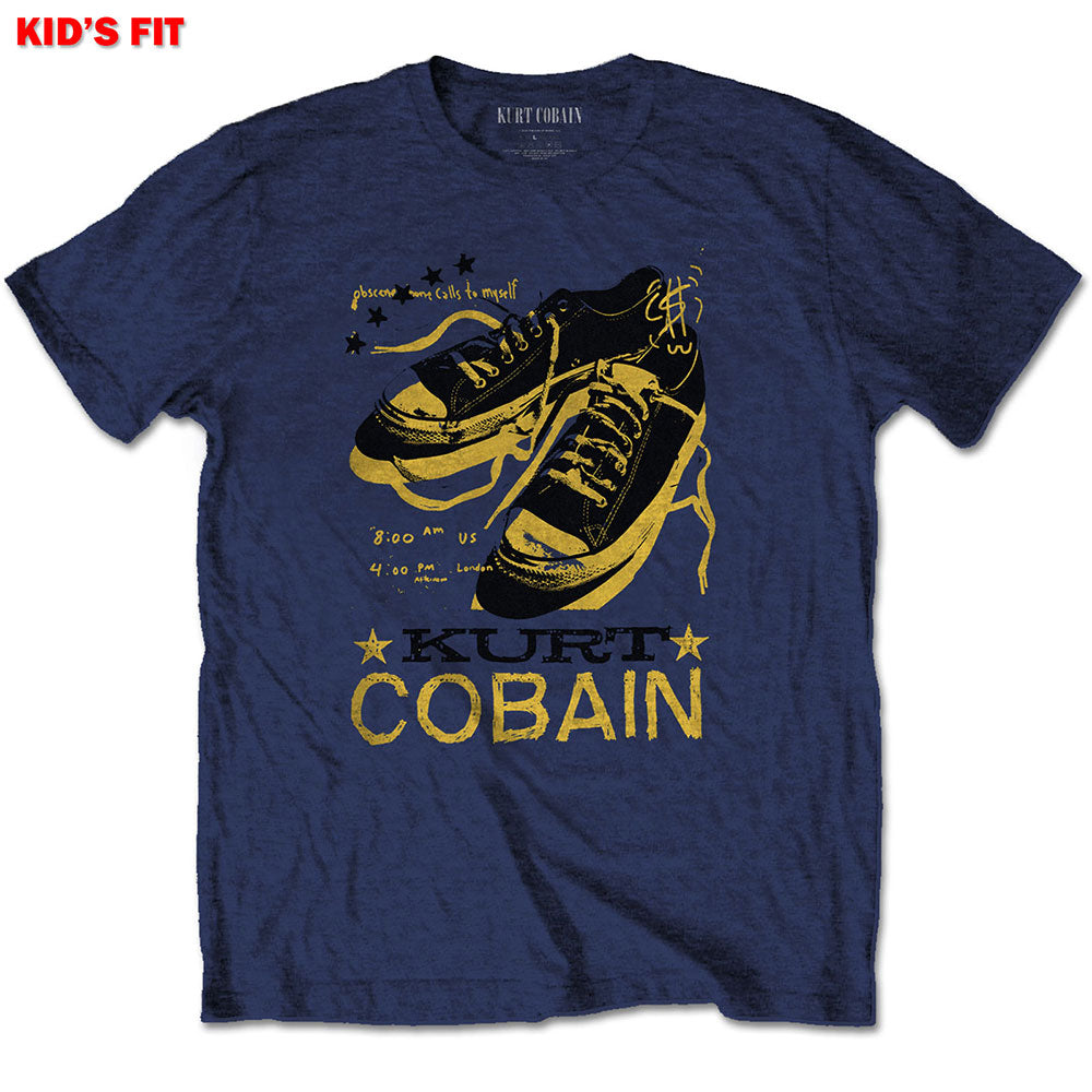 Image of Kurt Cobain Kids T-shirt - Laces Rock Off