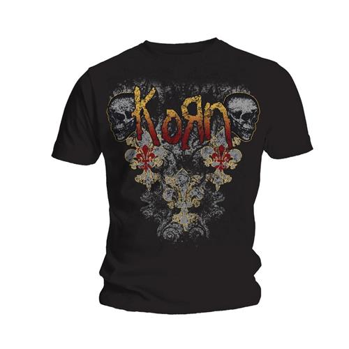 Image of KORN Unisex T-shirt- Skulldelis Rock Off