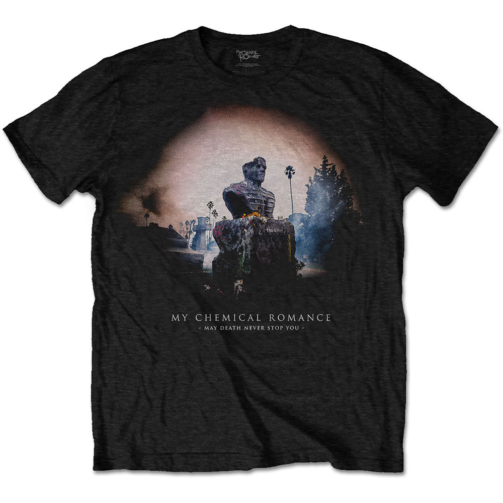 Image of My Chemical Romance Unisex T-shirt - May Death Cover Rock Off