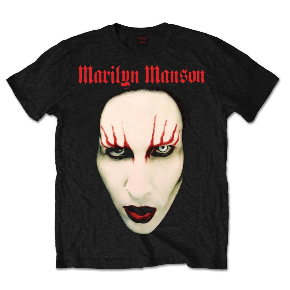 Image of Marilyn Manson T-Shirt - Red Lips Rock Off