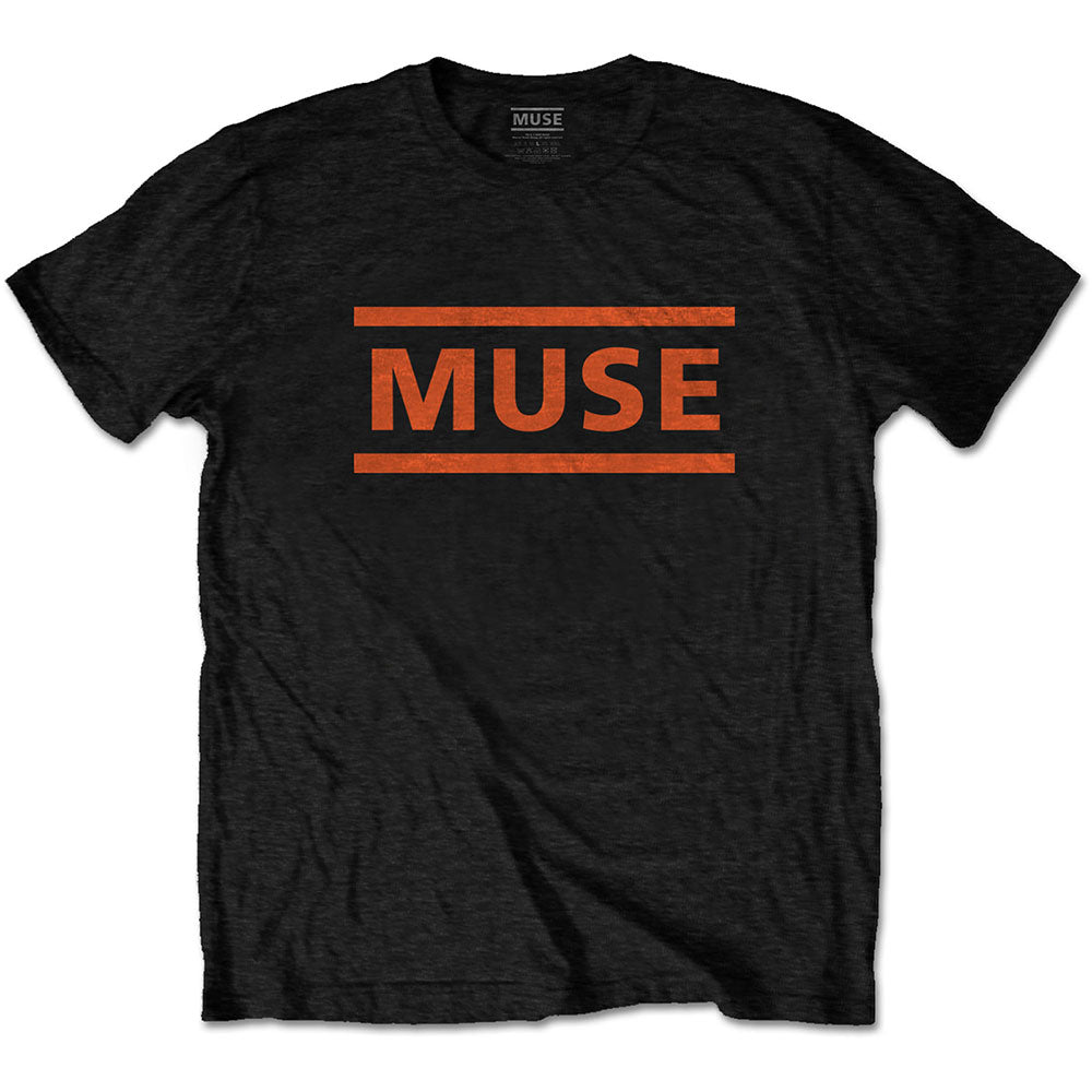 Image of Muse T-Shirt - Orange Classic Logo Rock Off