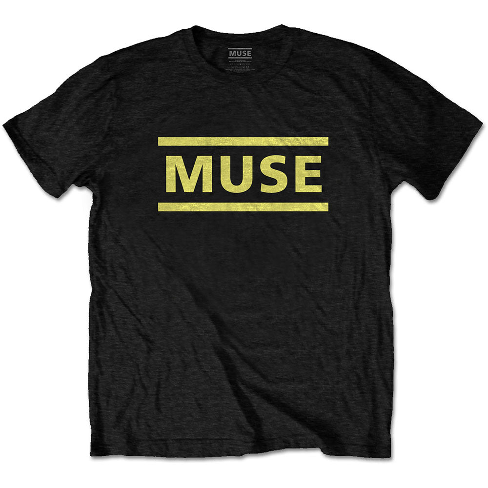Image of Muse T-Shirt - Yellow Classic Logo Rock Off