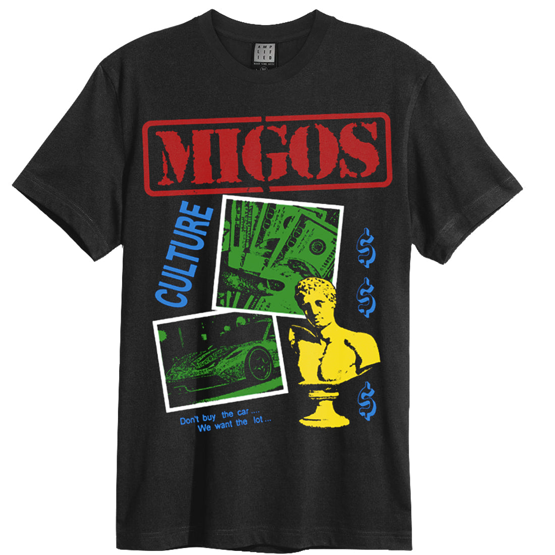 Image of Migos Amplified Black T-shirt