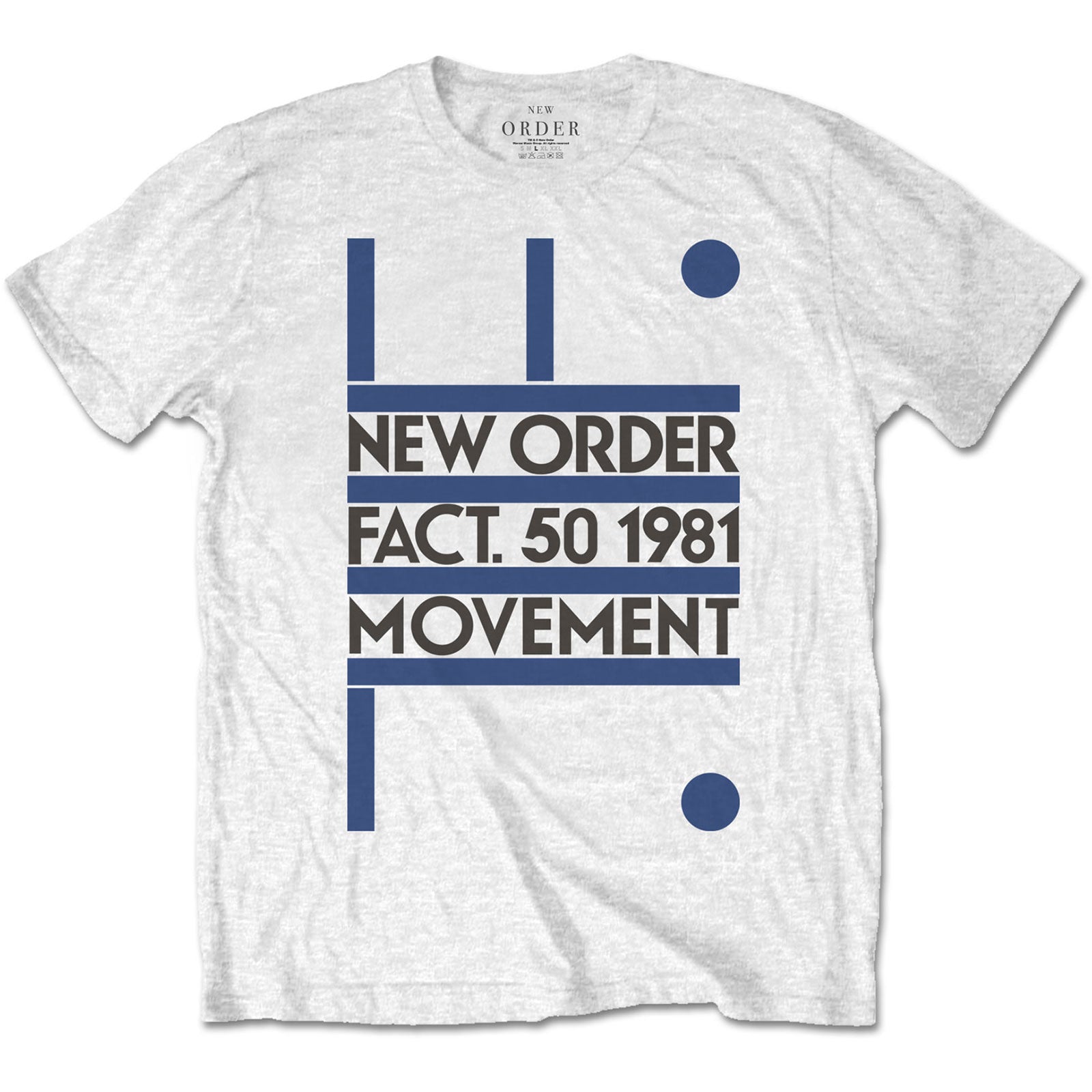Image of New Order Men's T-Shirt - Movement Rock Off