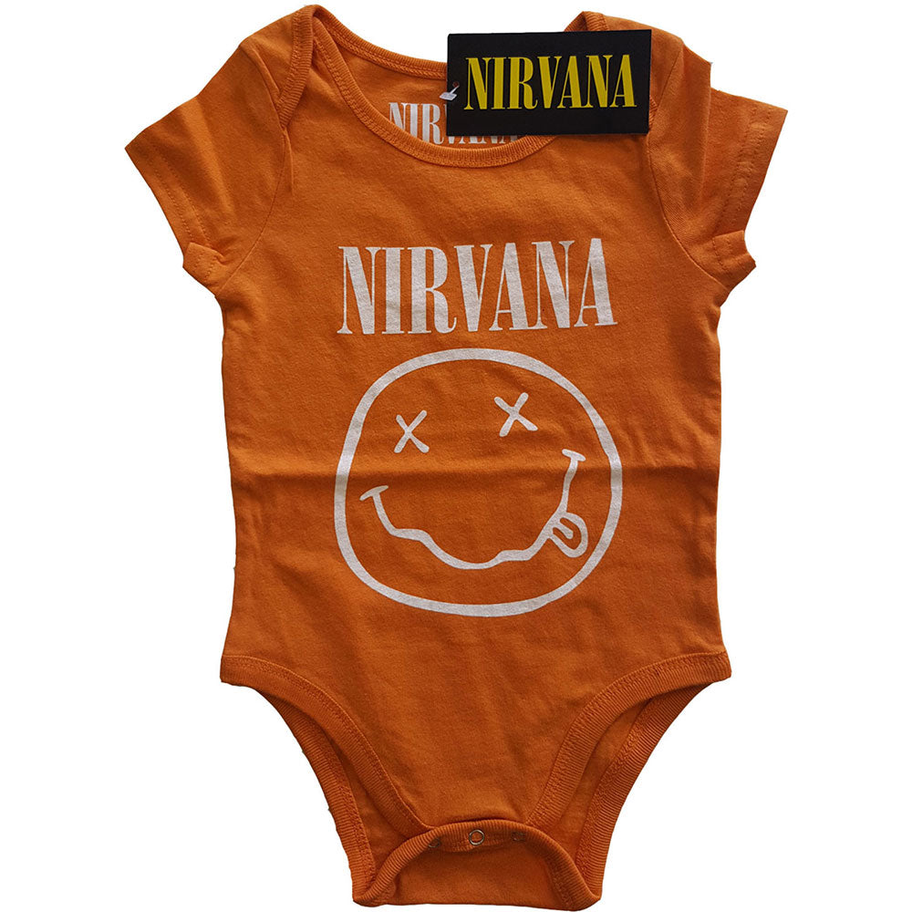 Image of Nirvana Babygrow - Smiley Face Rock Off