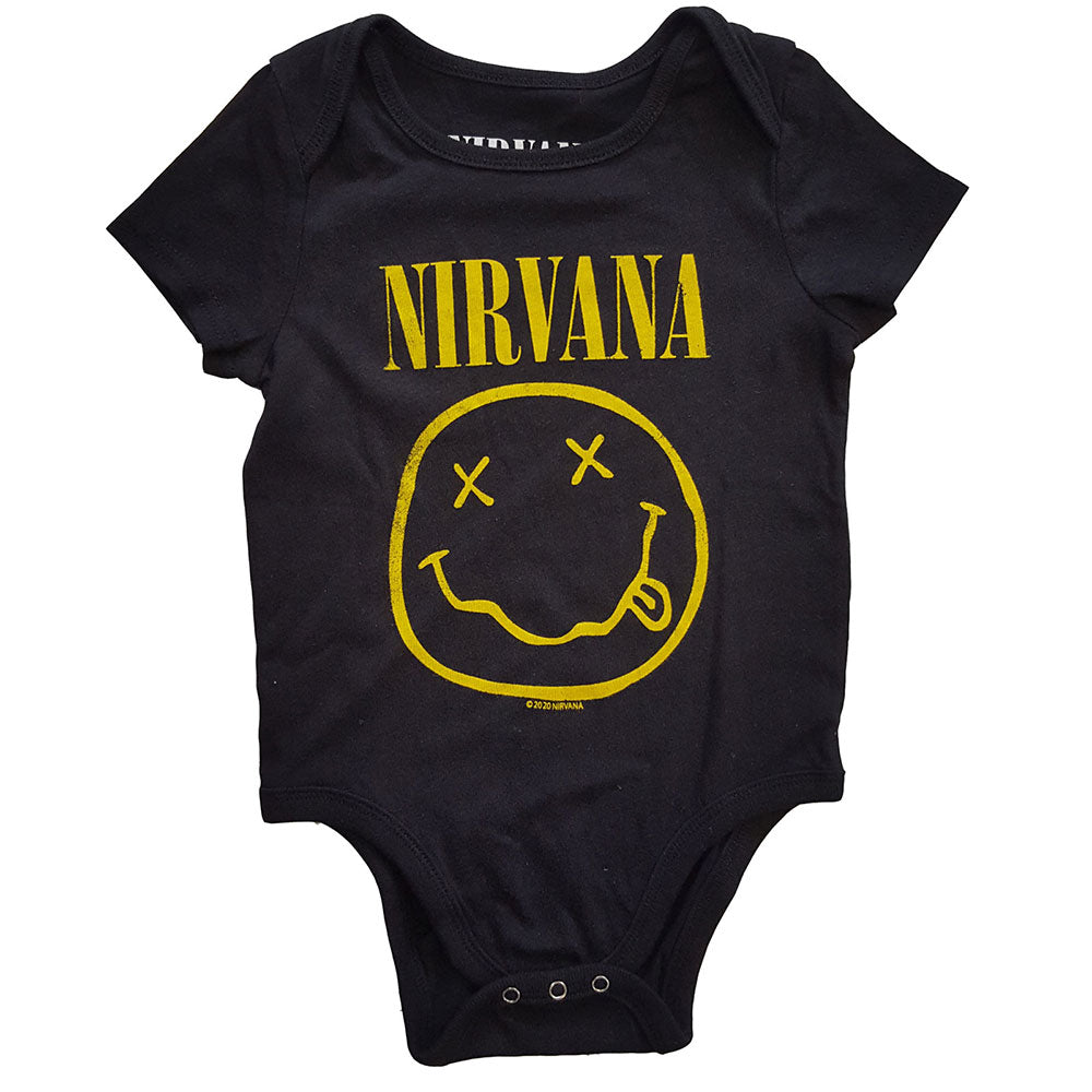 Image of Nirvana Babygrow - Smiley Face Rock Off
