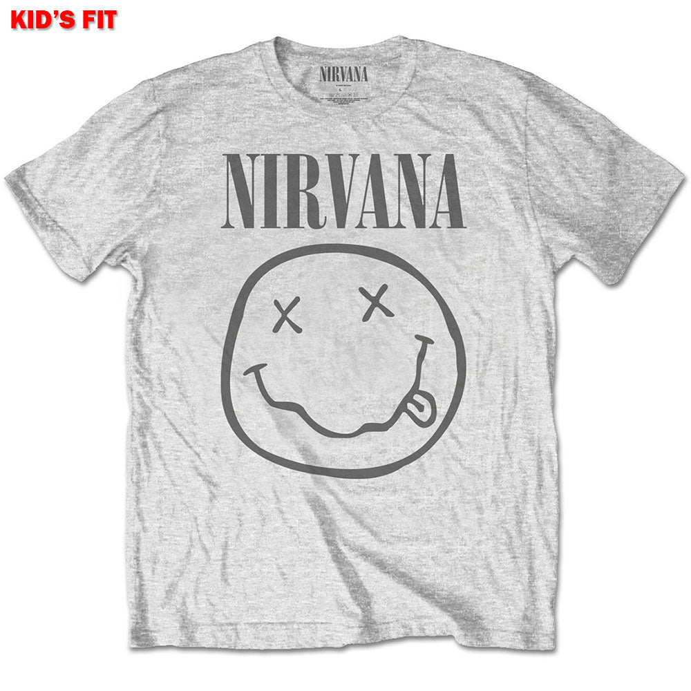 Image of Nirvana T-shirt - Smiley Face Rock Off