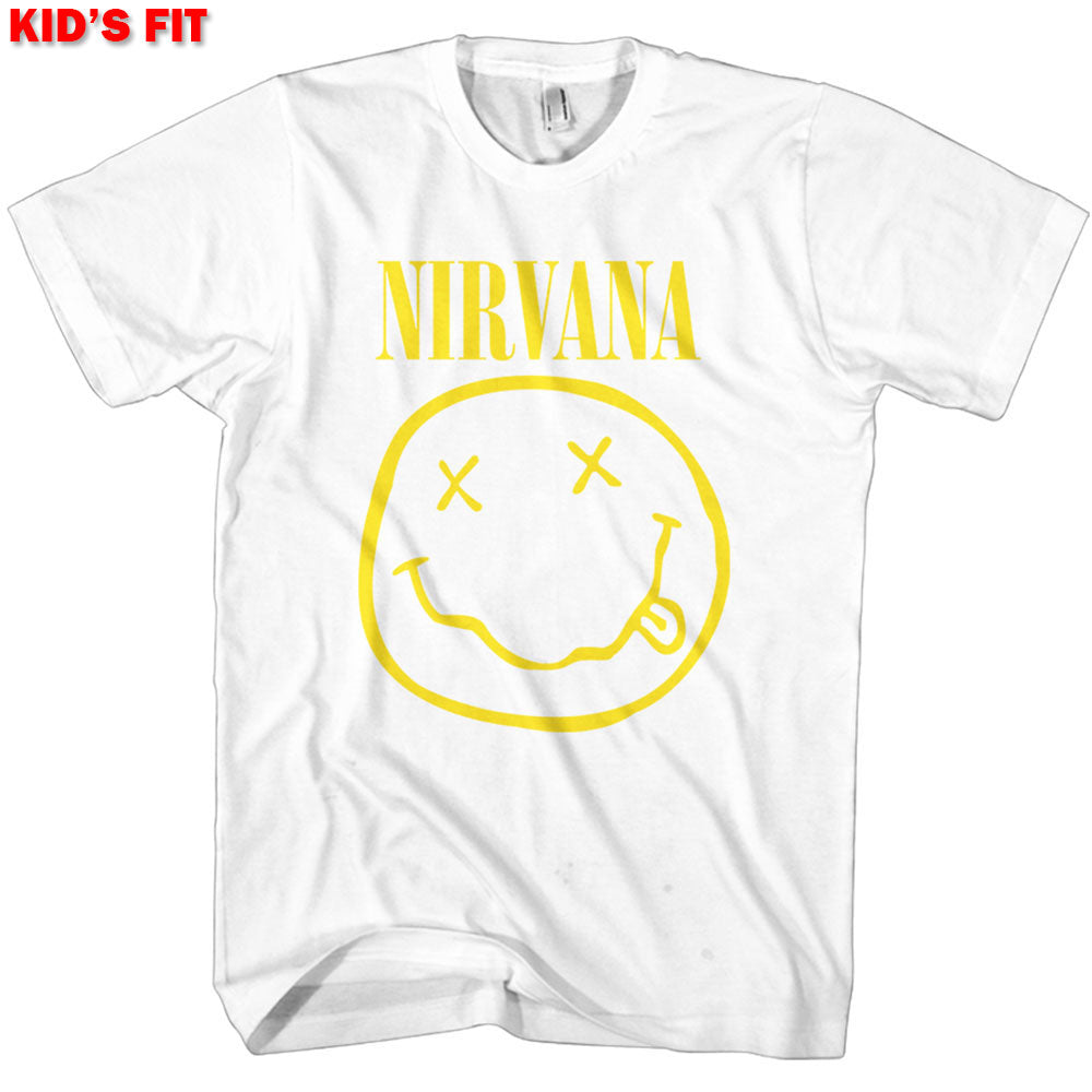 Image of Nirvana Kids T-shirt - Smiley Face - Rock Off Rock Off