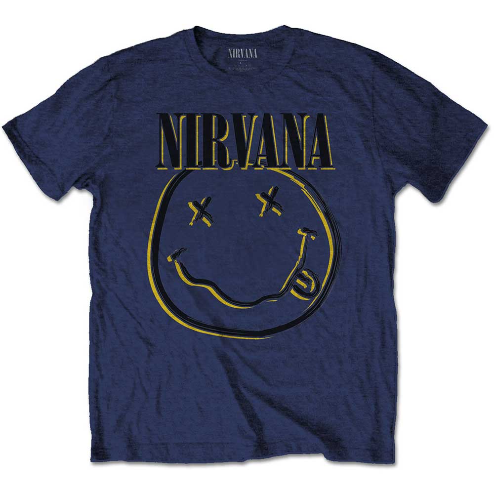 Image of Kids Nirvana T-shirt -Inverse Smiley Rock Off