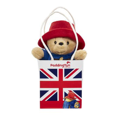 Classic Paddington Bear in Union Jack Bag