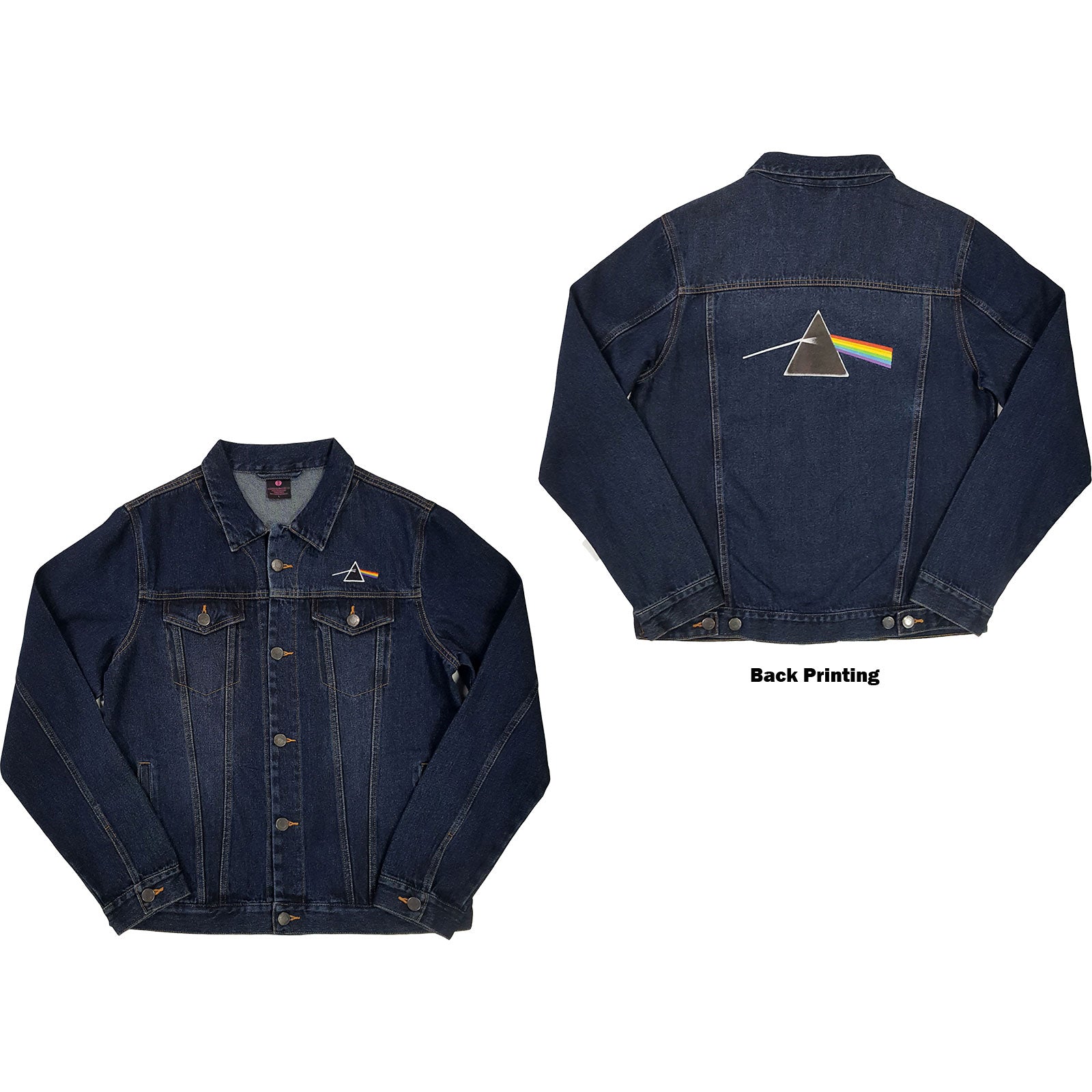 Image of Pink Floyd Denim Jacket - Dark side of the Moon Rock Off