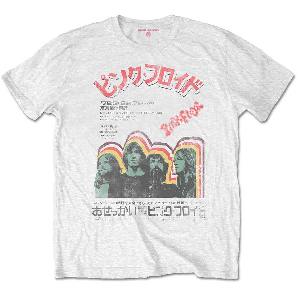 Image of Pink Floyd T-shirt - Japanese Poster Rock Off