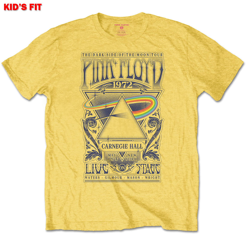 Kids Pink Floyd T-Shirt - Carnagie Hall Poster