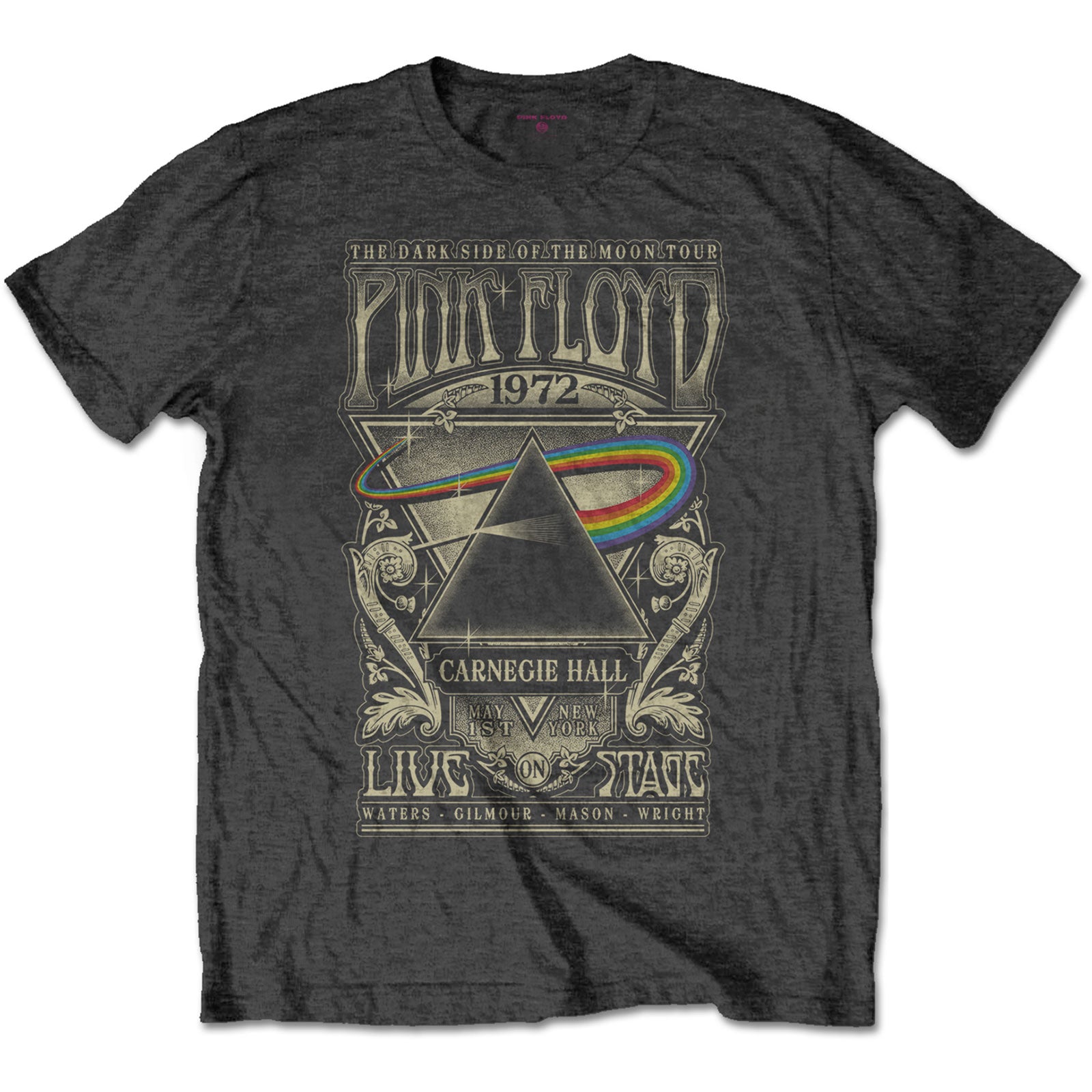 Image of Pink Floyd T-shirt - Carnegie Hall 1972 Rock Off
