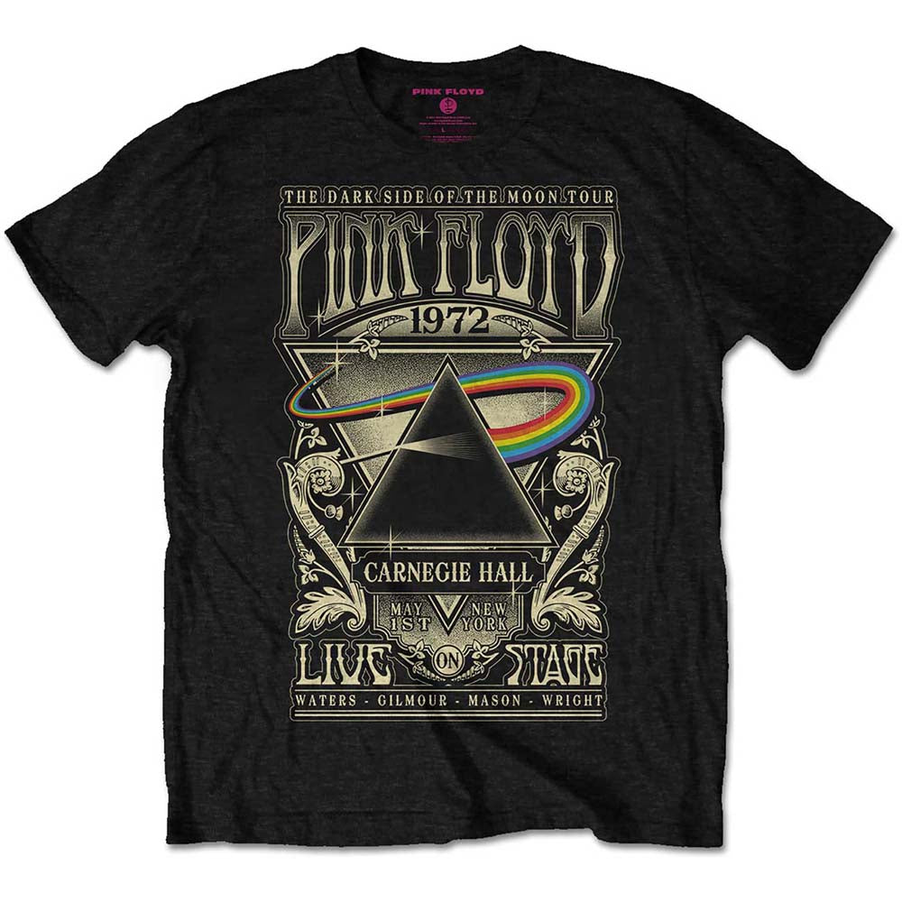 Image of Pink Floyd T-shirt - Carnegie Hall 1972 Rock Off