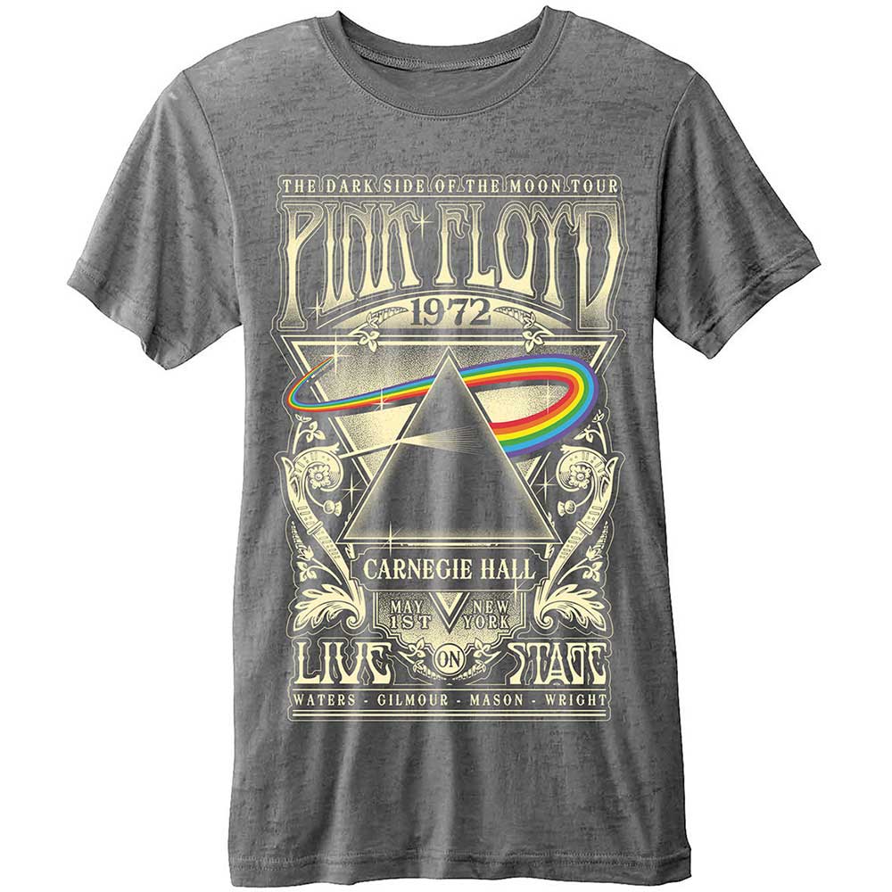 Image of Pink Floyd T-shirt - Carnegie Hall 1972 Rock Off
