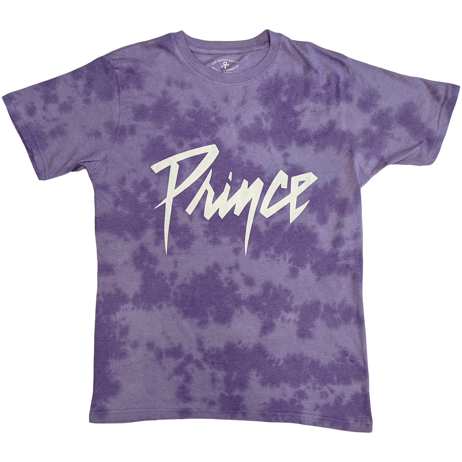 Womens Prince Purple Rain Tee - Purple / Tie Dye