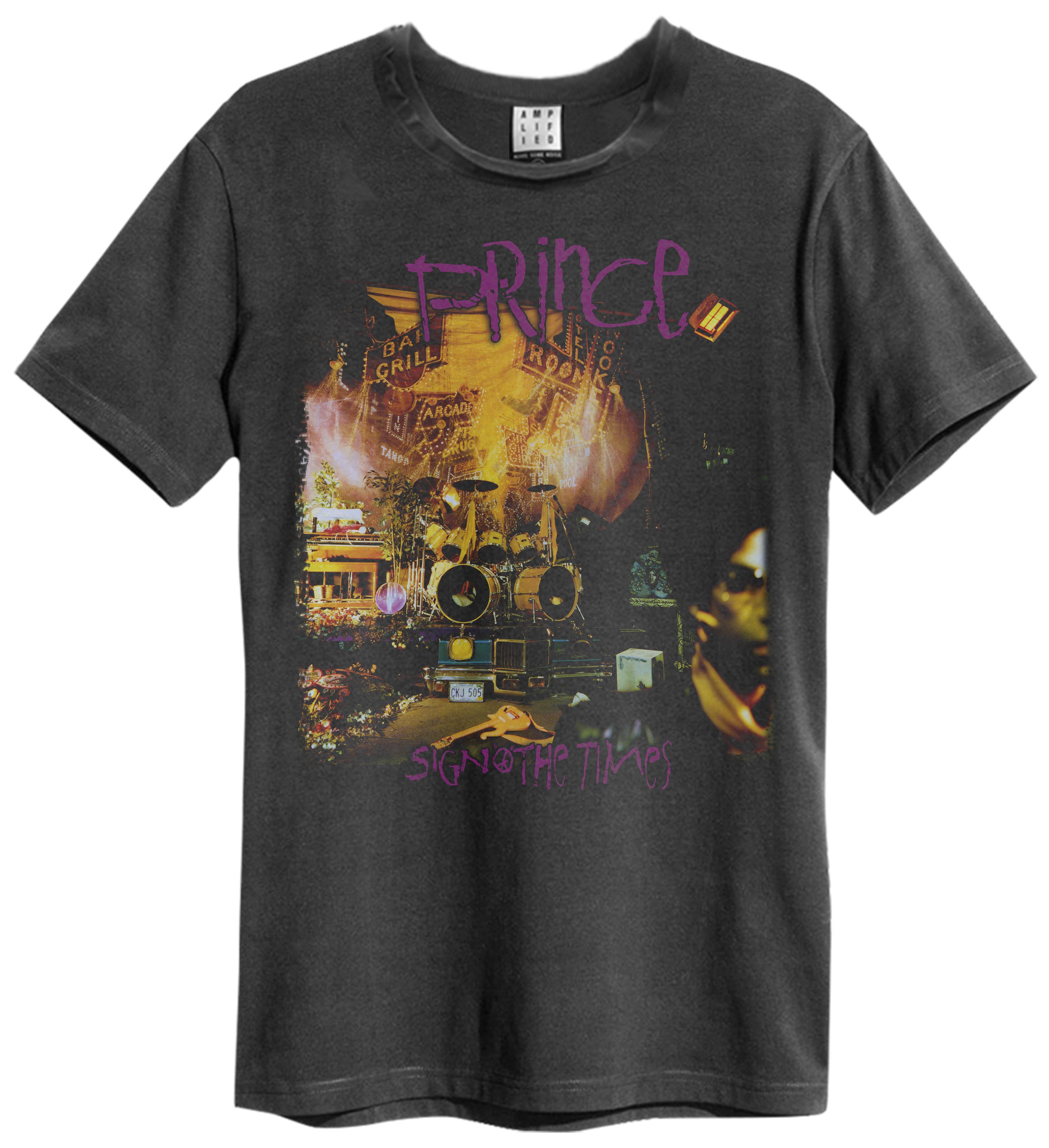 Prince T-Shirt Sign o' the Times S Charcoal