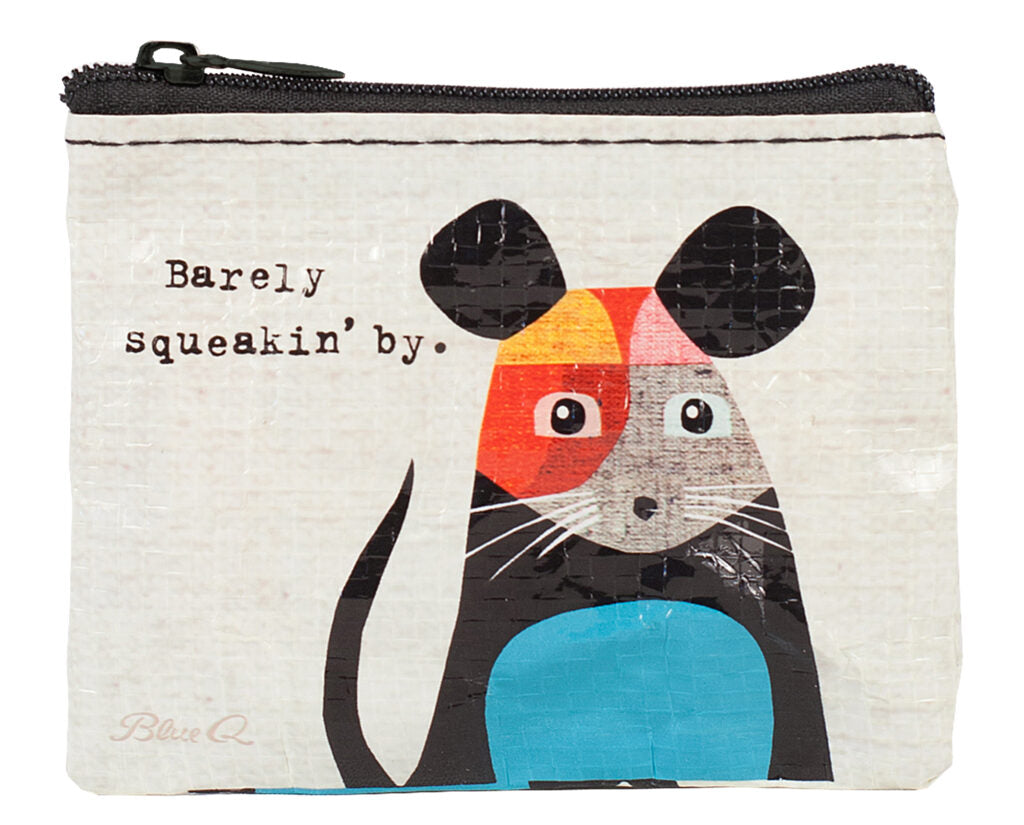 Image of BlueQ -Barely Squeakin’ By Coin Purse BLUEQ