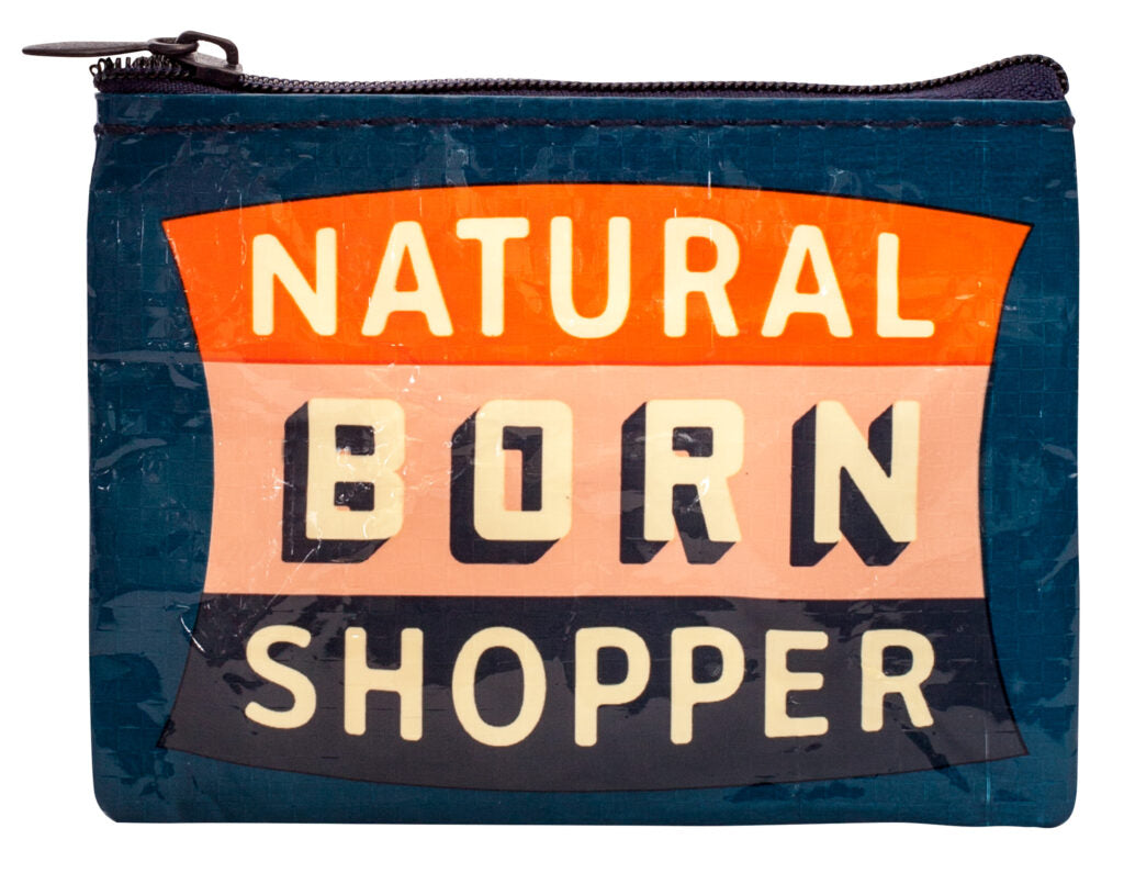 Image of BlueQ - Natural Born Shopper Coin Purse BLUEQ