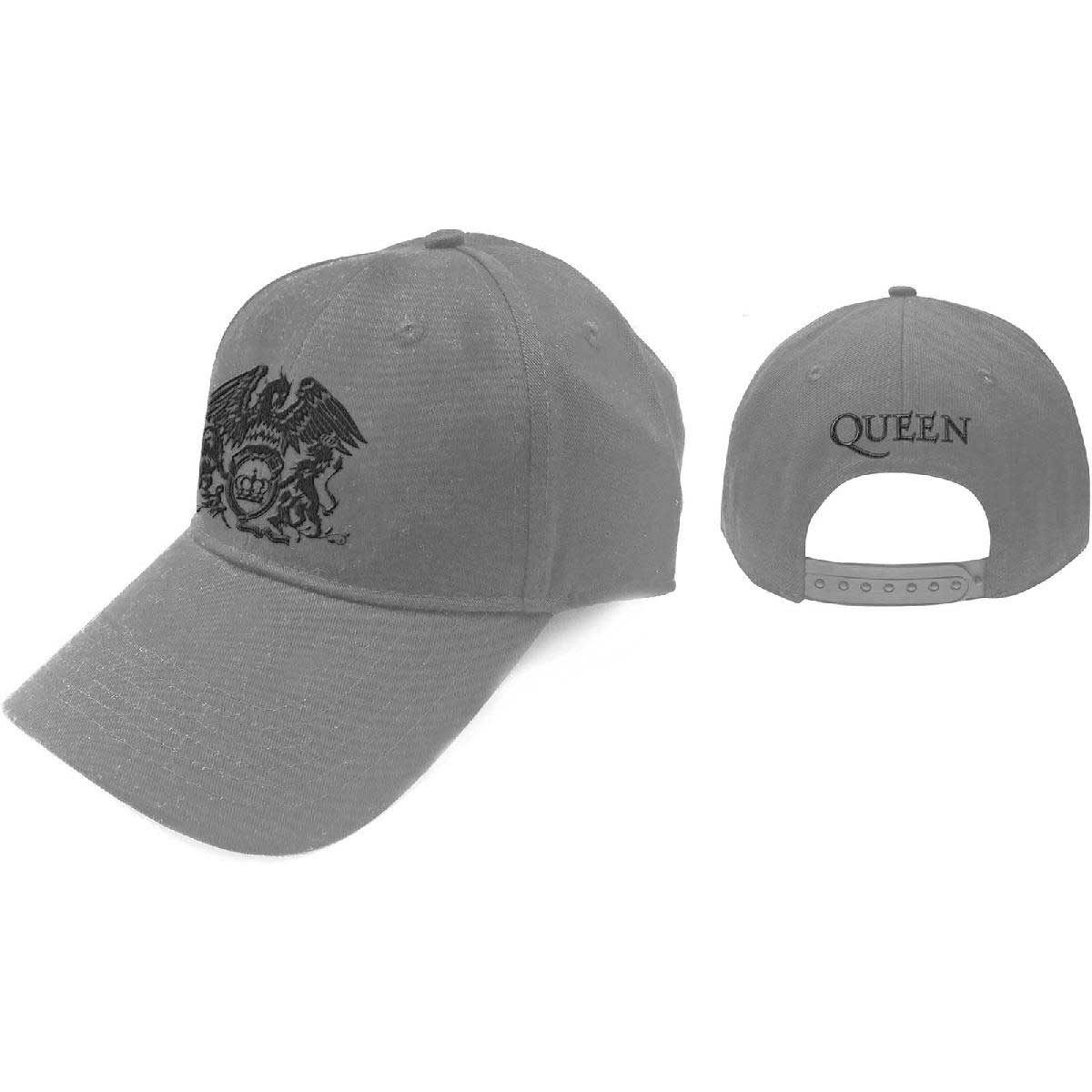 Queen Baseball Cap - Black Royal Crest