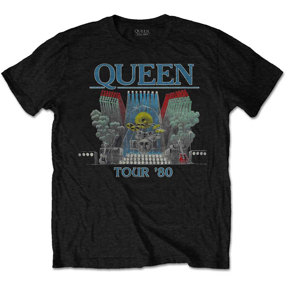 Image of Queen T-shirt - TOUR '80 Rock Off