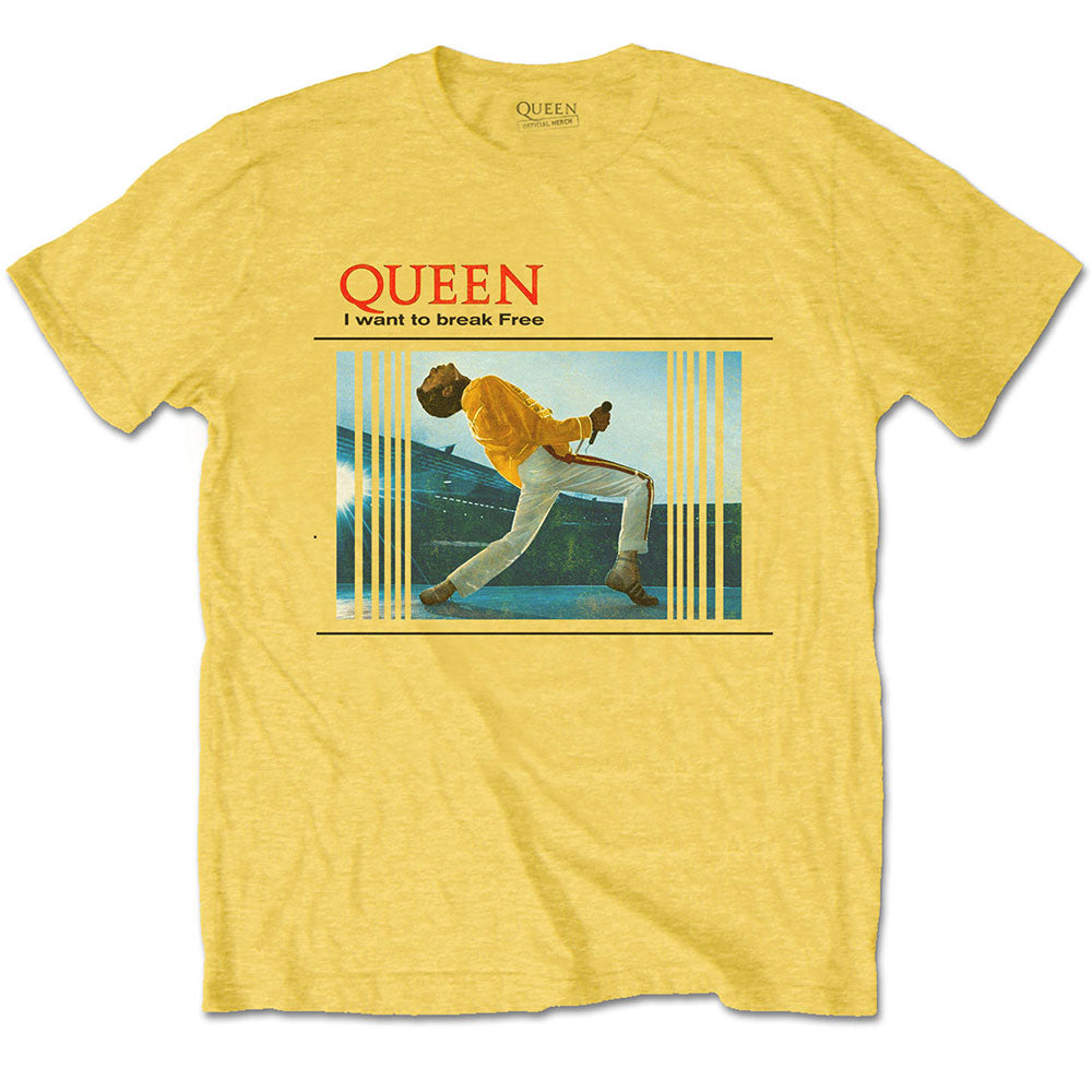 Queen,  Freddie Mercury T-shirt - Break Free