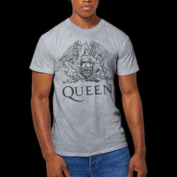 Image of Queen T-Shirt - Royal Crest (Dip-Dye)