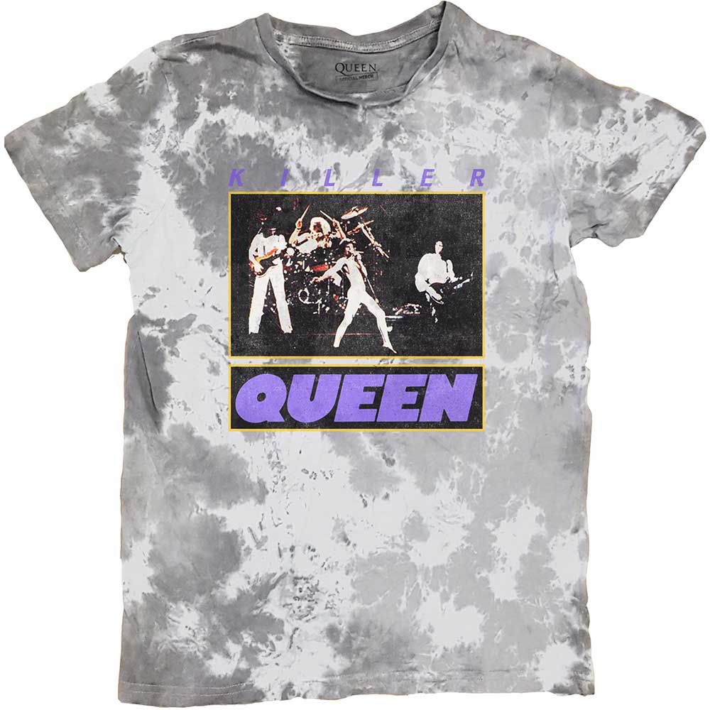 Image of Queen T-Shirt - Killer Queen (Dip-Dye) Rock Off