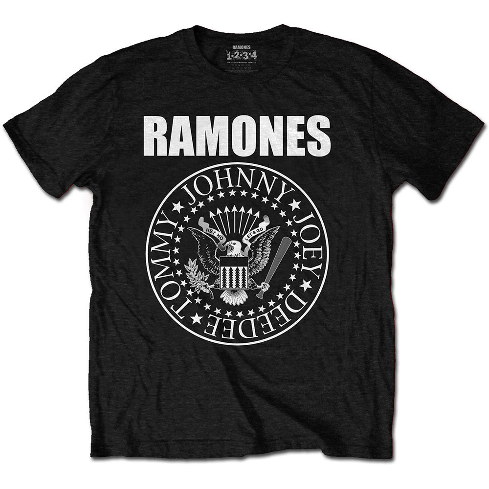 Image of Ramones T-shirt - Logo, Black Amplified
