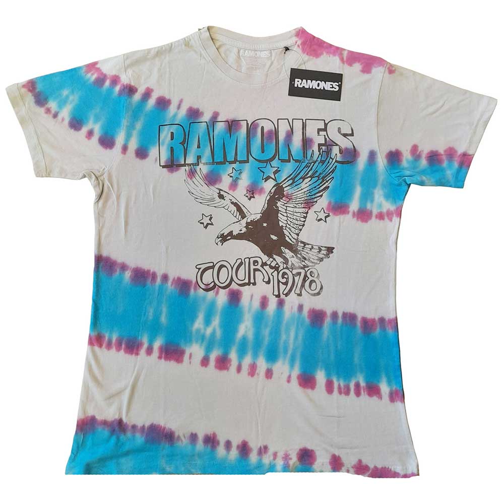 Image of Ramones T-shirt - Eagle (Dip-Dye) Rock Off
