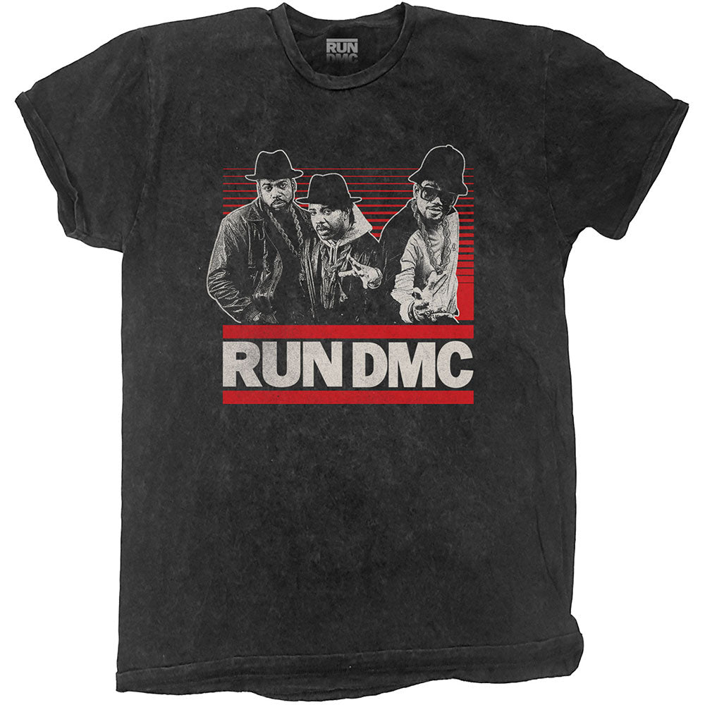 Image of Run DMC T-shirt - Gradient Bars Rock Off
