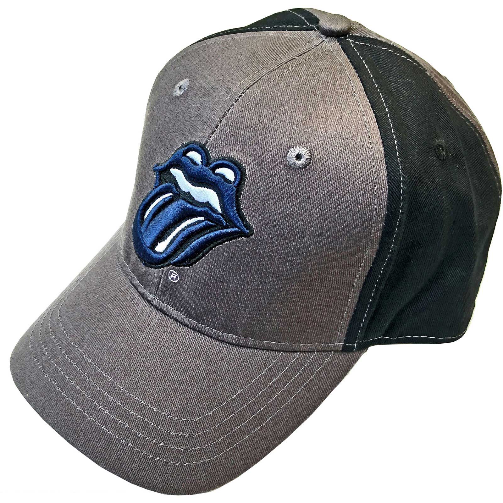 Image of The Rolling Stones Baseball Cap - Navy Tongue Rock Off