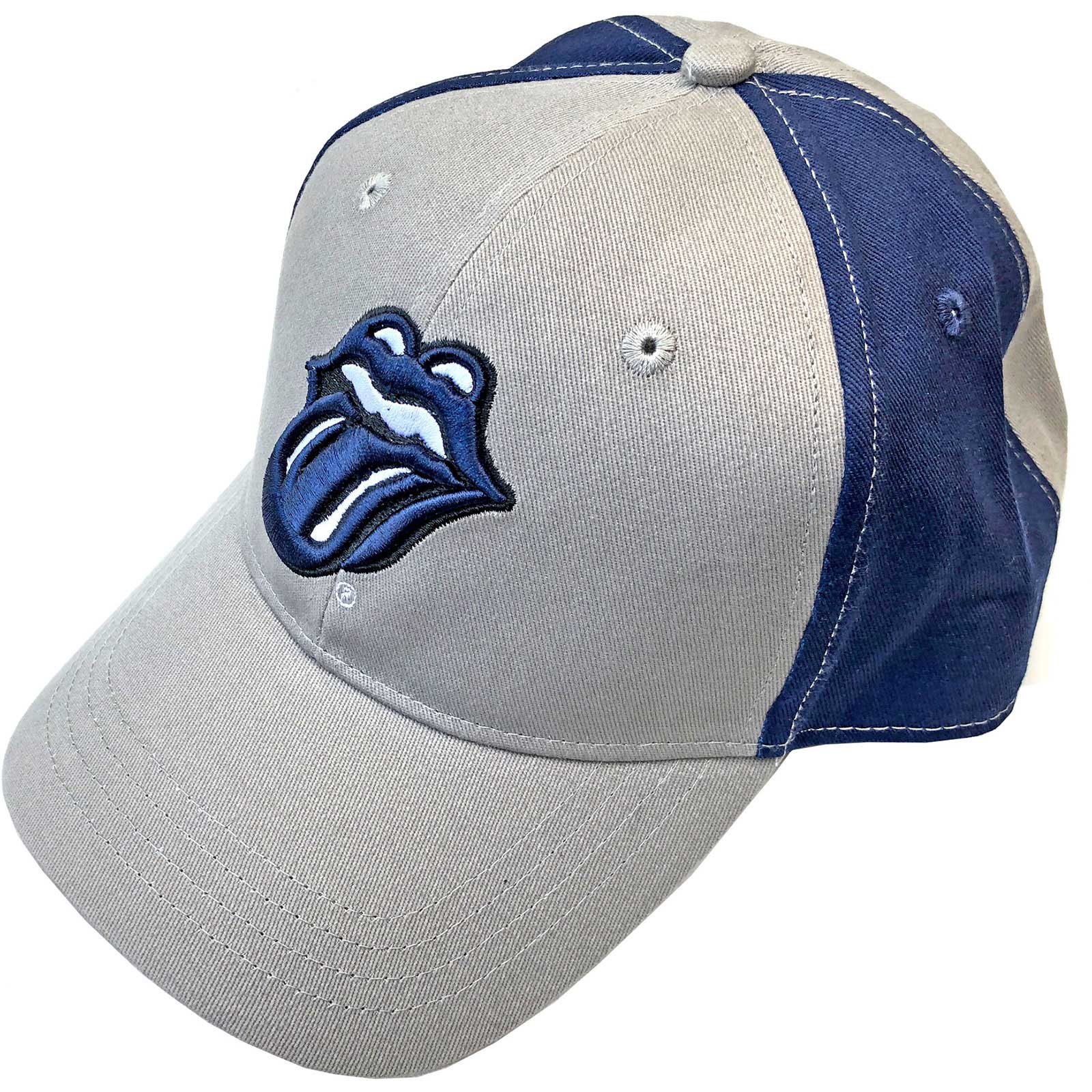 Image of The Rolling Stones Baseball Cap - Navy Tongue Rock Off