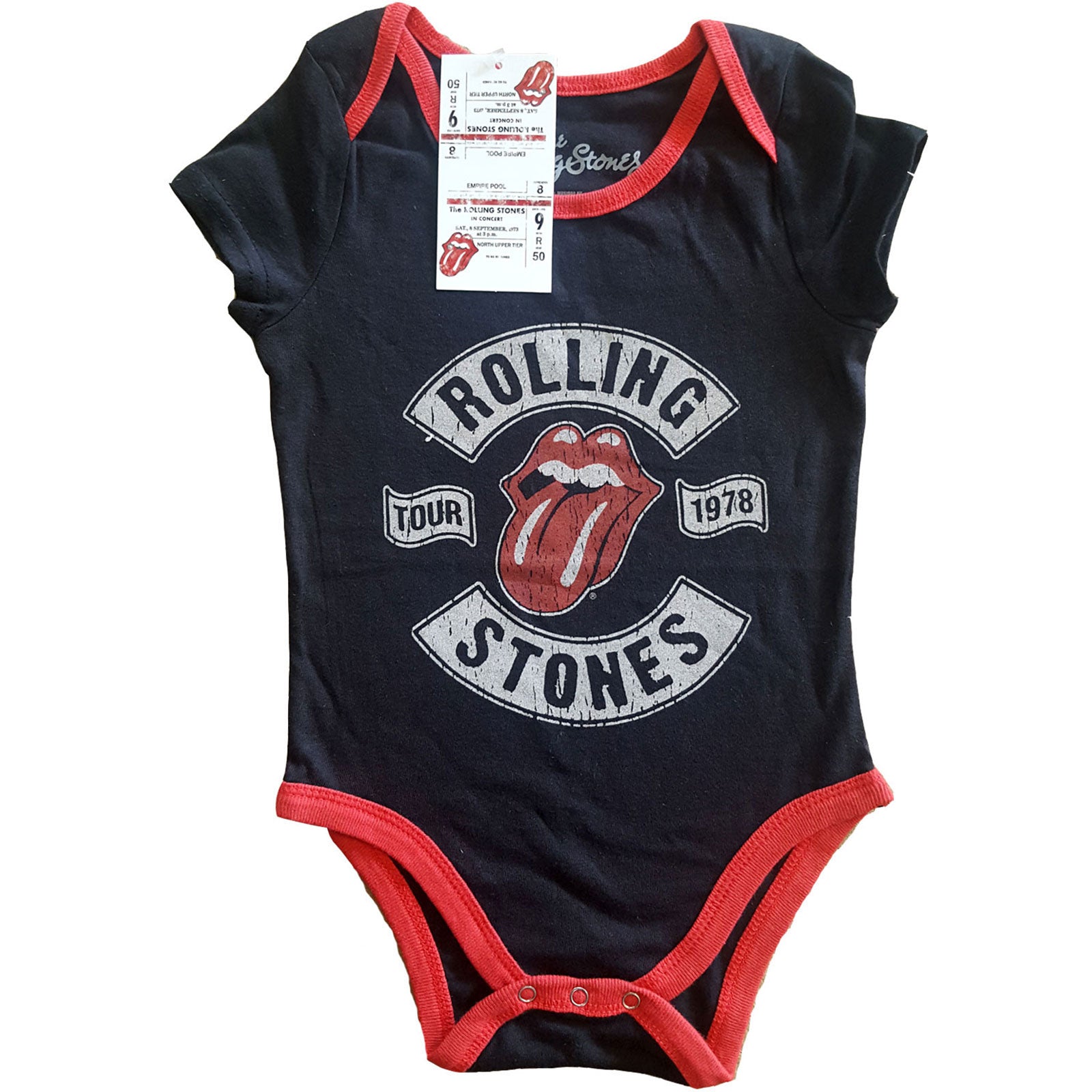 Image of Rolling Stones Babygrow- US 1978 Amplified