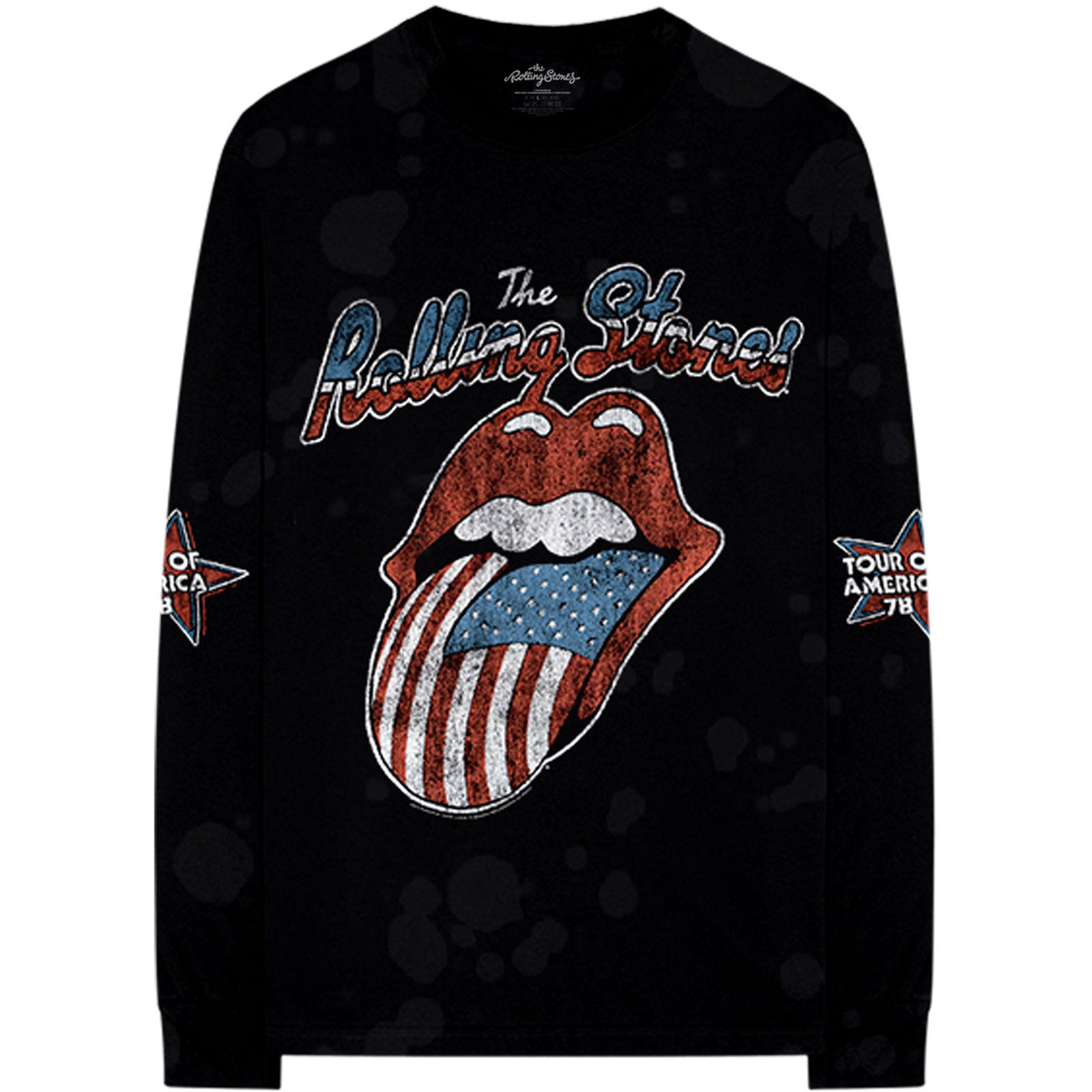 The Rolling Stones Unisex Long Sleeves - US Tour 78