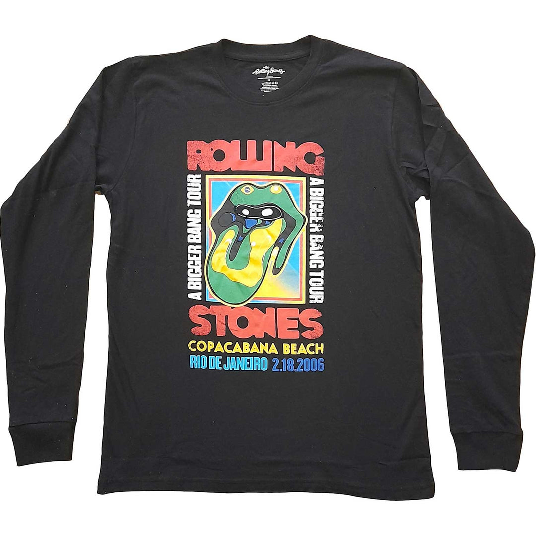 The Rolling Stones Unisex Long Sleeves - COPACABANA BEACH