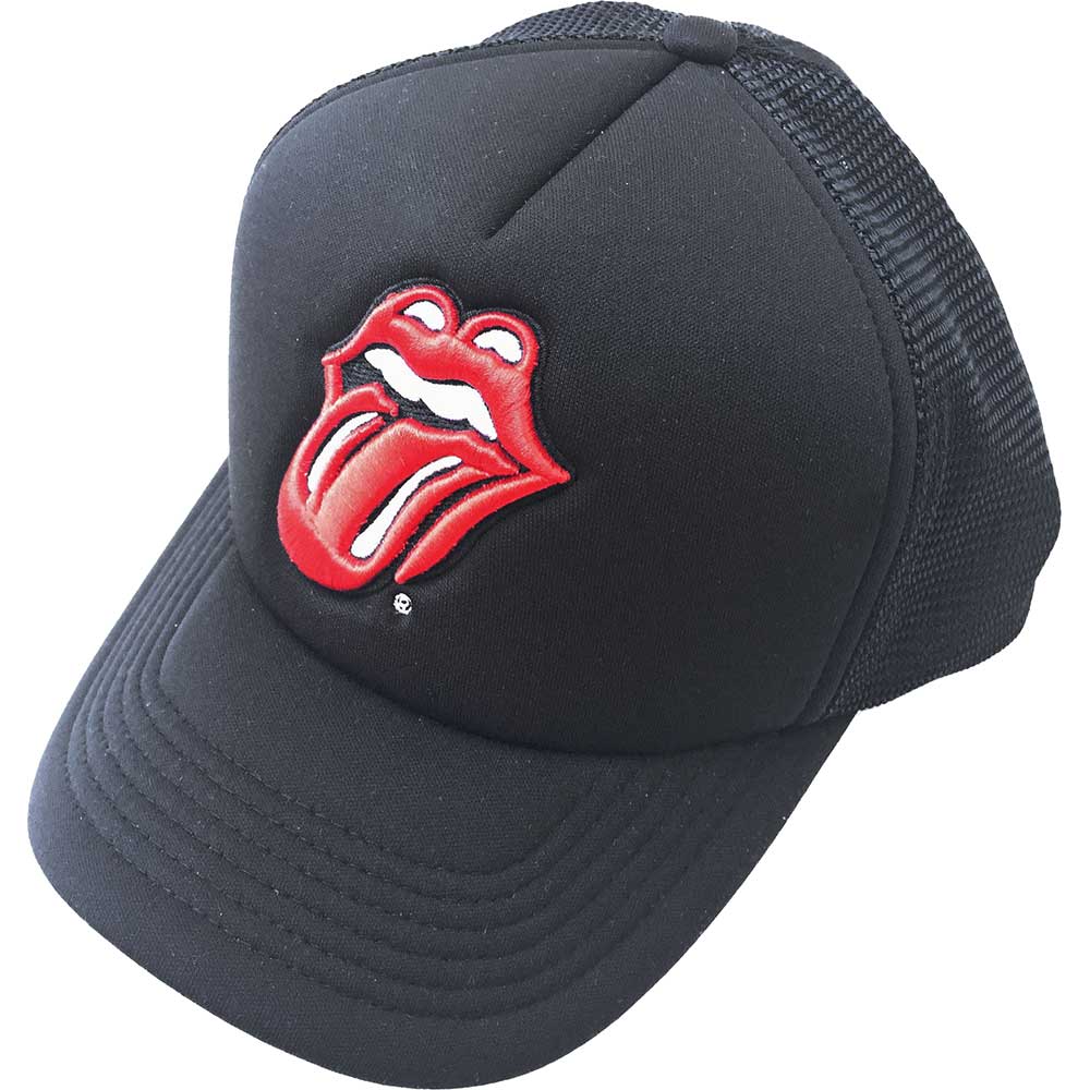 Image of The Rolling Stones Mesh Back Cap - Classic Tongue Rock Off