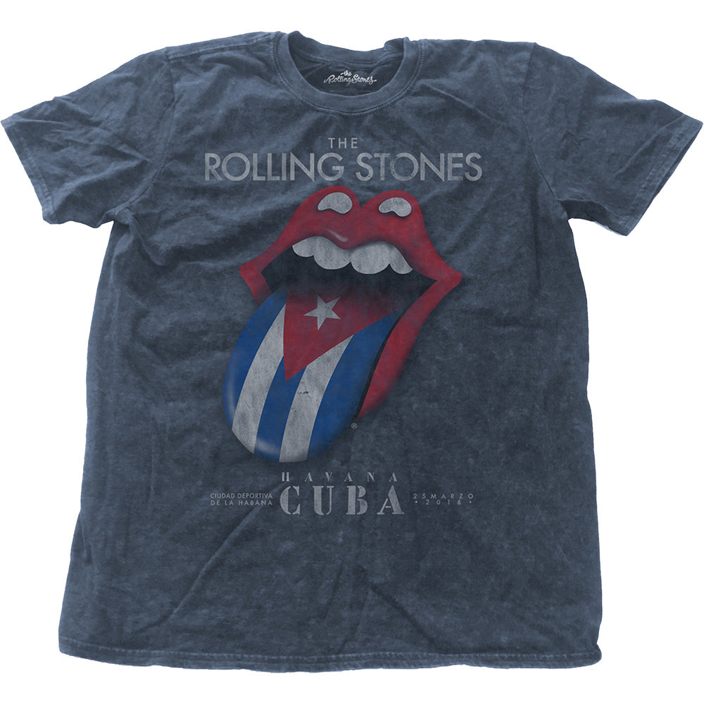Image of Rolling Stones T-shirt - Havana Cuba, Wash Collection Rock Off