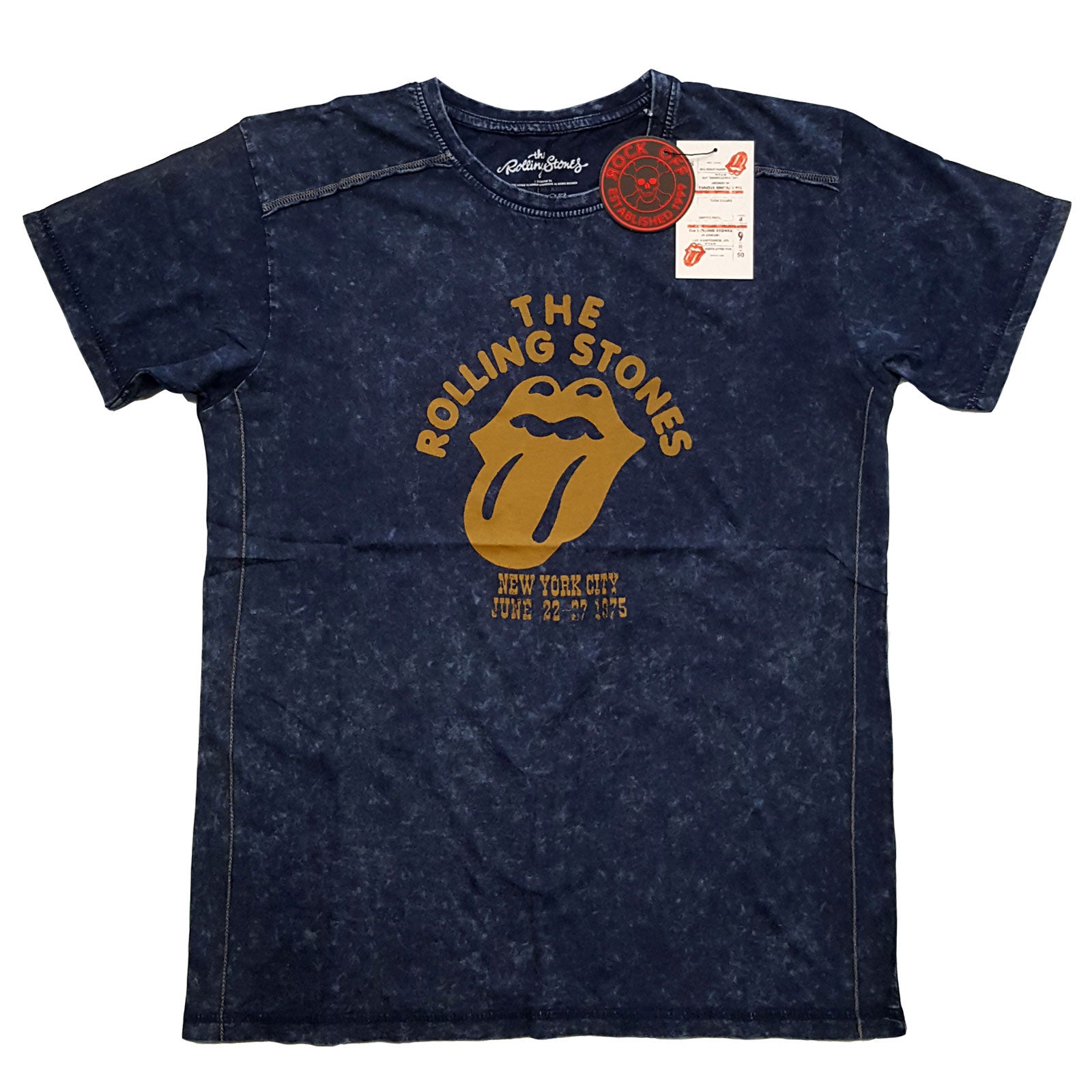 Image of Rolling Stones T-shirt - NYC '75 Rock Off
