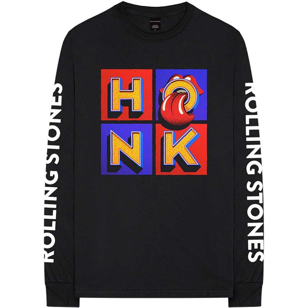 Image of The Rolling Stones Unisex Sweatshirt - Honk Letters Rock Off