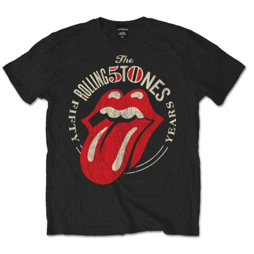 Image of Rolling Stones T-Shirt - 50th Anniversary Vintage Rock Off