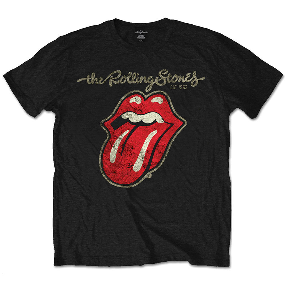 Image of Rolling Stones T-shirt - Plastered Tongue Rock Off