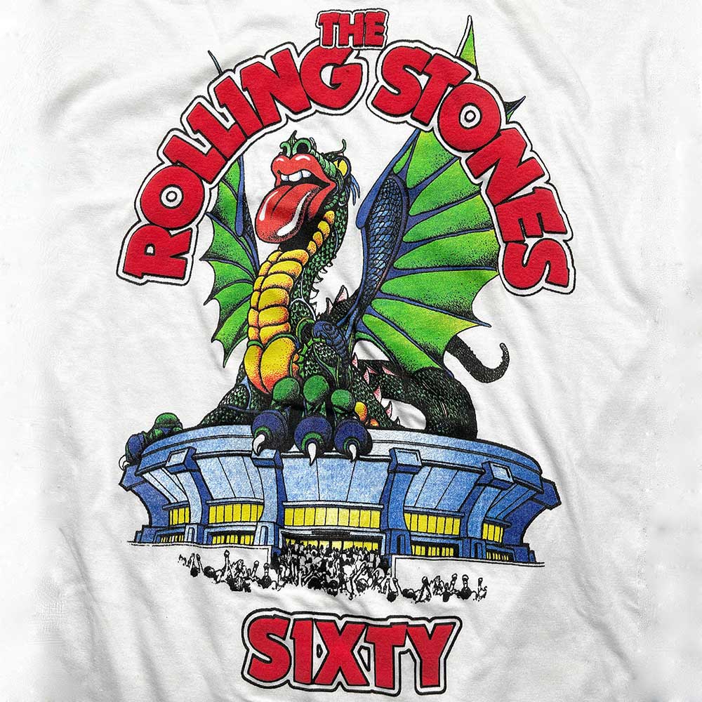 Image of Rolling Stones T-Shirt - Sixty Stadium Dragon Rock Off
