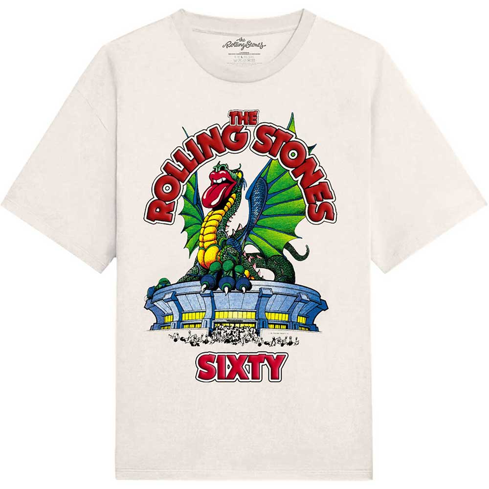 Image of Rolling Stones T-Shirt - Sixty Stadium Dragon Rock Off